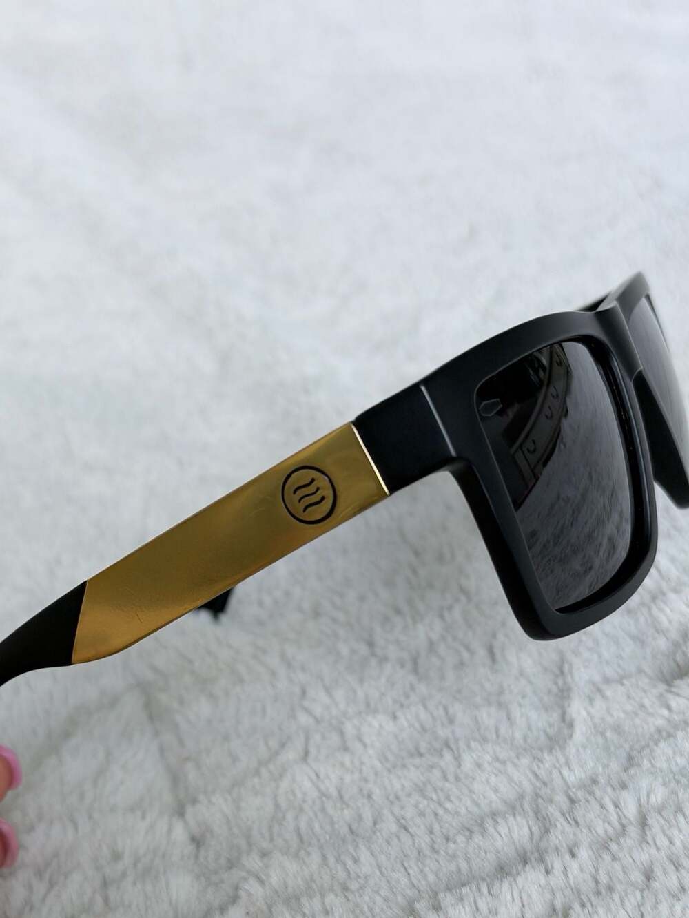 Neven Eyewear Tombstone Prospector Polarized Sunglasses - Black/Gold